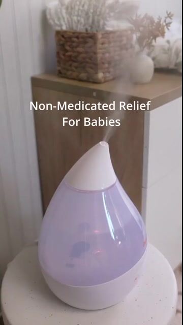 Crane 1 Gal Cool Mist Teardrop Humidifier | Crane Baby