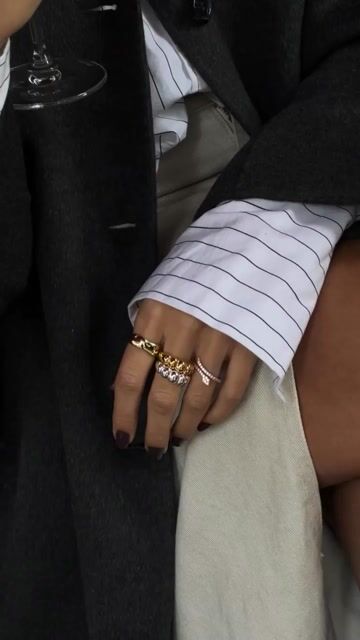 指輪・リング Bold Wavy Ring #7417 Wavy Bold Ring - Timeless Ring With A Sculptural Design